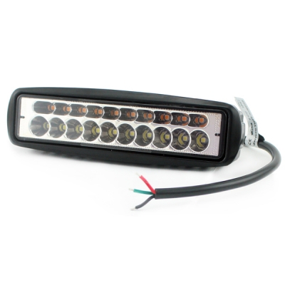 6.3 Inch LED Work Light 60W Dual Color White / Amber