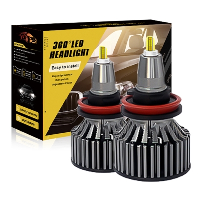 R1T 360 LED Headlight Kit Bulb 80W 16000LM