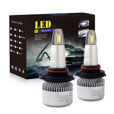 R4 Turbo Mini LED Headlight Kit Bulb 80W 8000LM